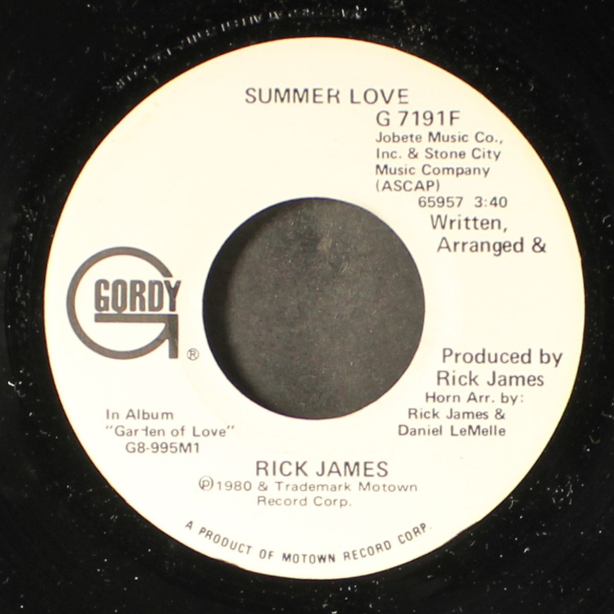 summer love / same by RICK JAMES