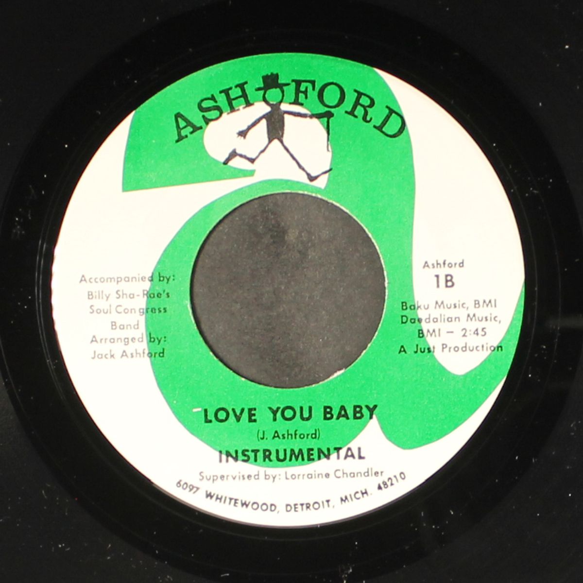 love you baby / instrumental by EDDIE PARKER