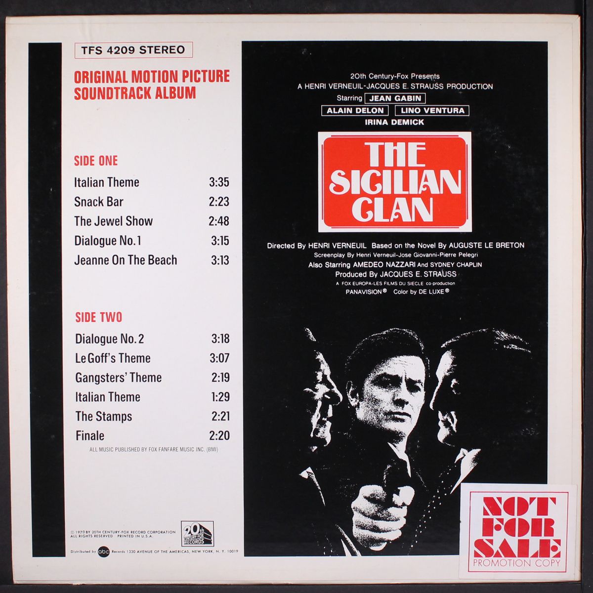 the sicilian clan by SOUNDTRACK
