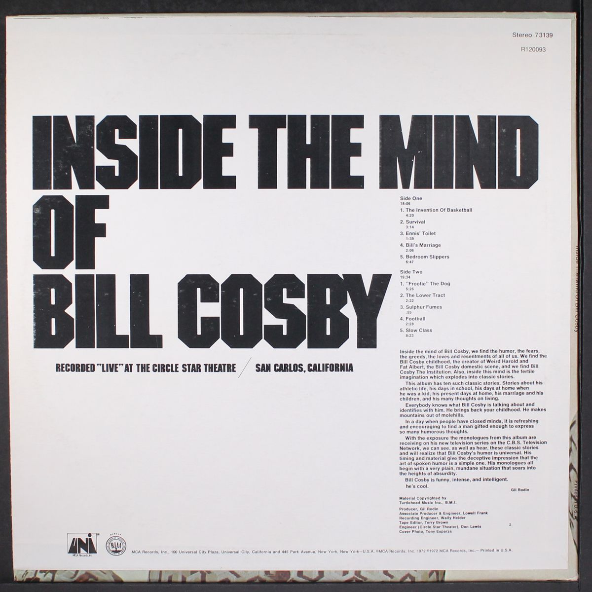 inside the mind of by BILL COSBY