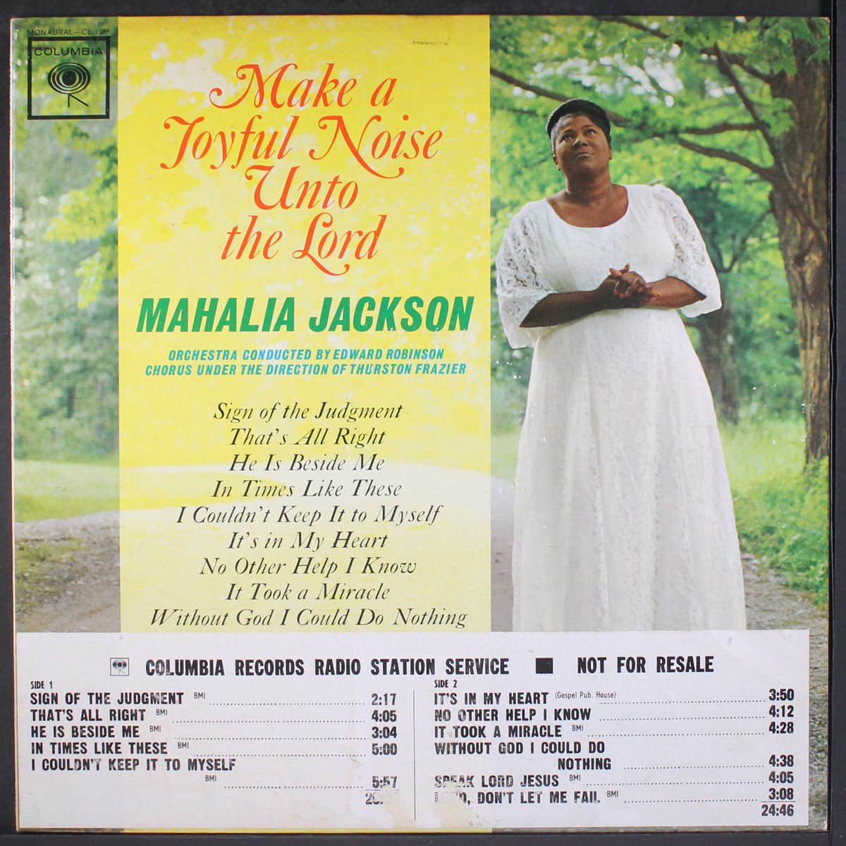 make a joyful noise unto the lord by MAHALIA JACKSON