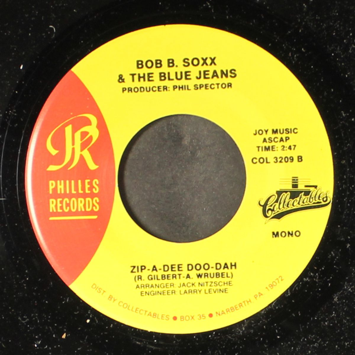 zip-a-dee doo-dah / why do lover's break each other's heart by BOB B. SOXX & BLUE JEANS