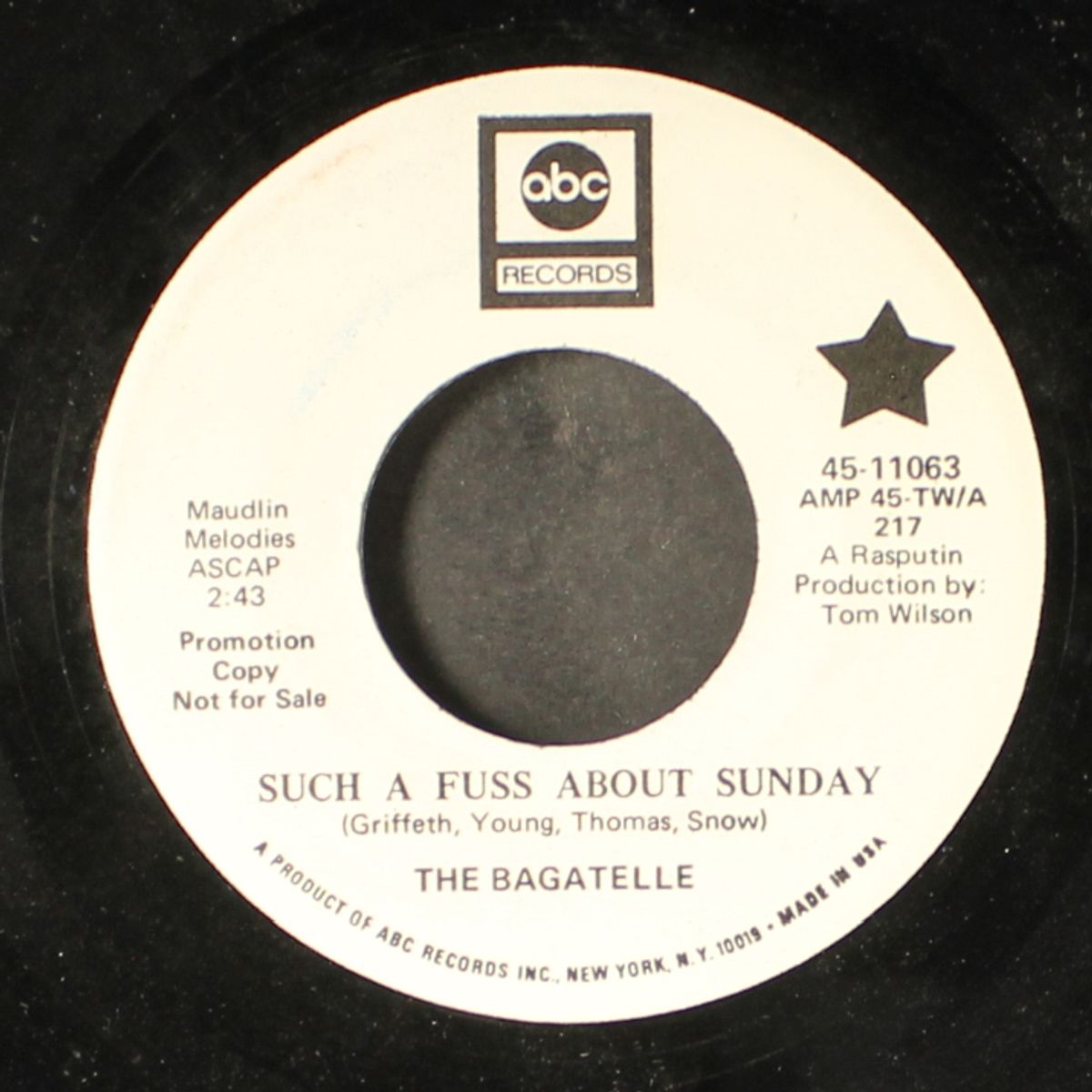 such a fuss about sunday / what can i do? by BAGATELLE