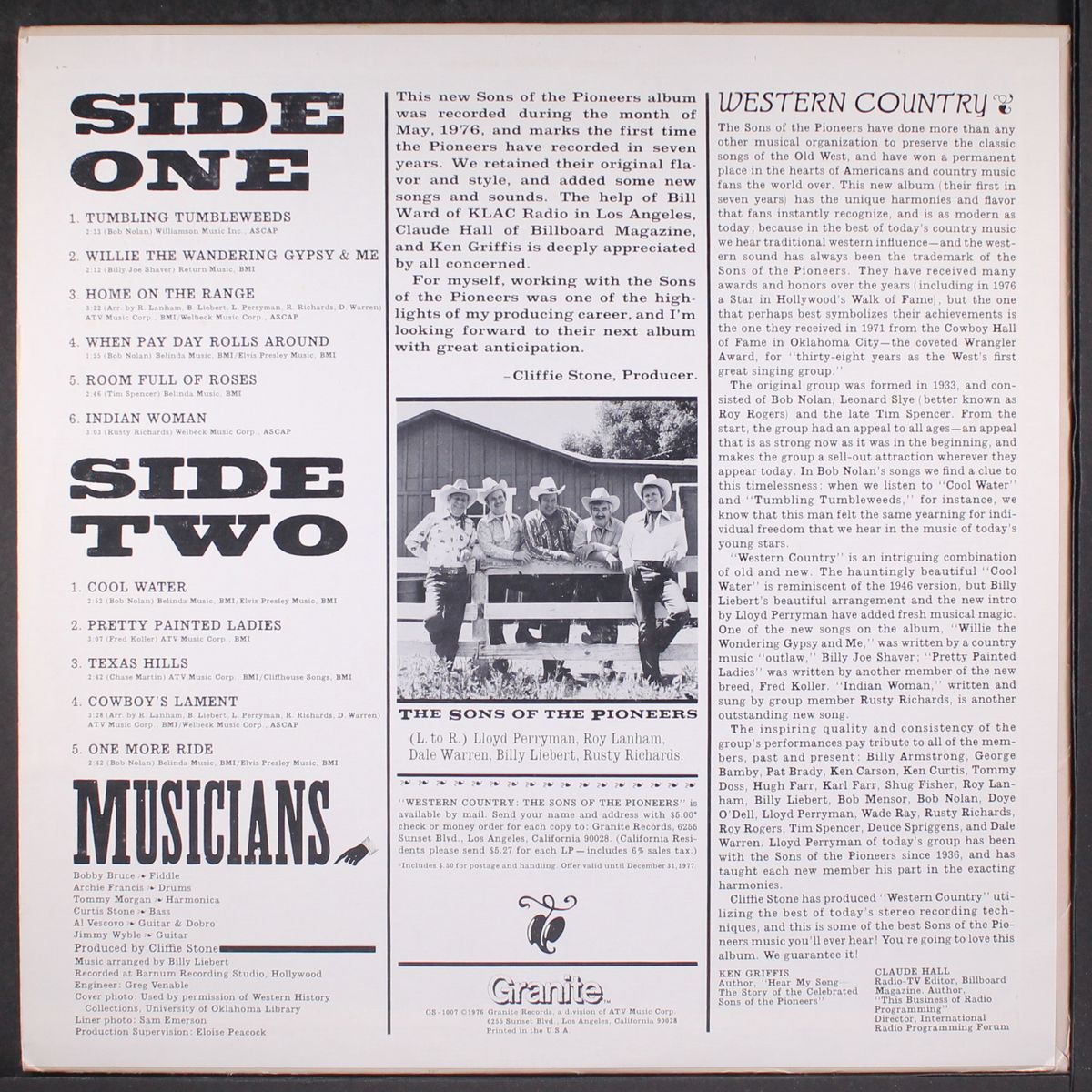 western country by SONS OF THE PIONEERS