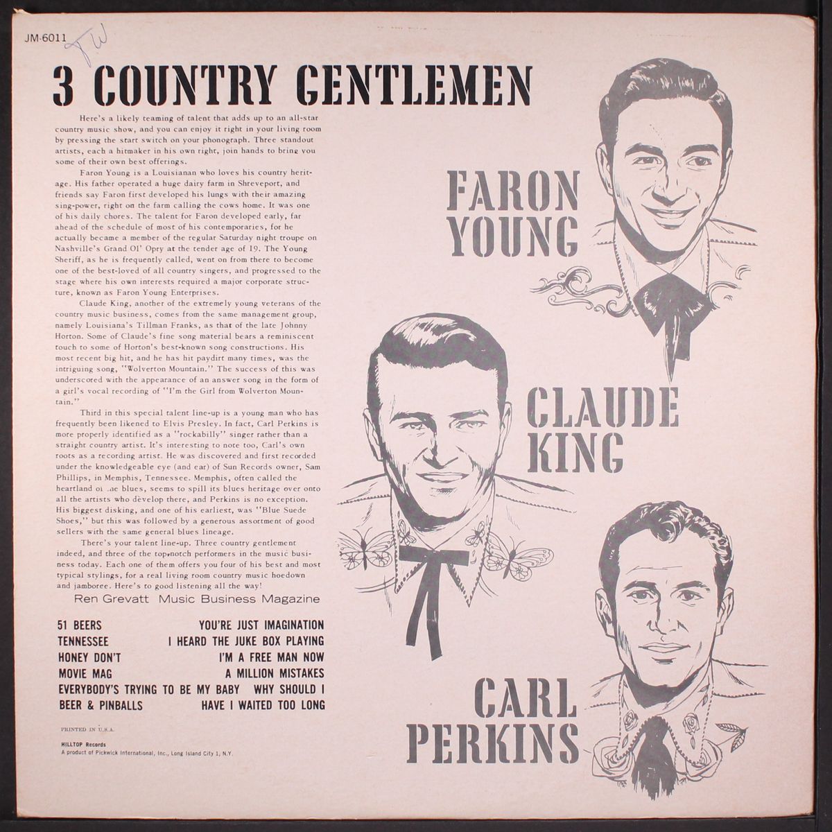 3 country gentlemen by VARIOUS