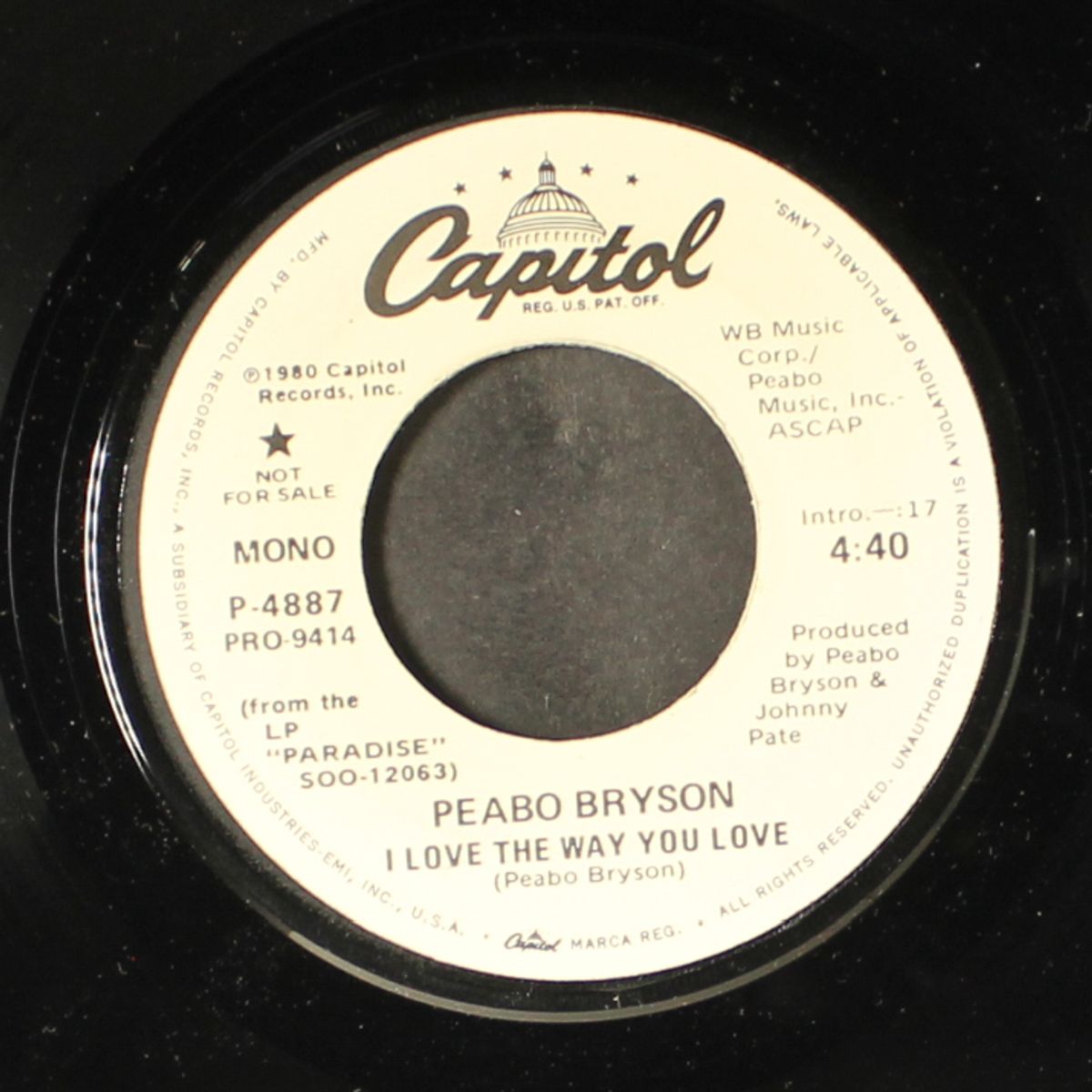 i love the way you love / mono by PEABO BRYSON