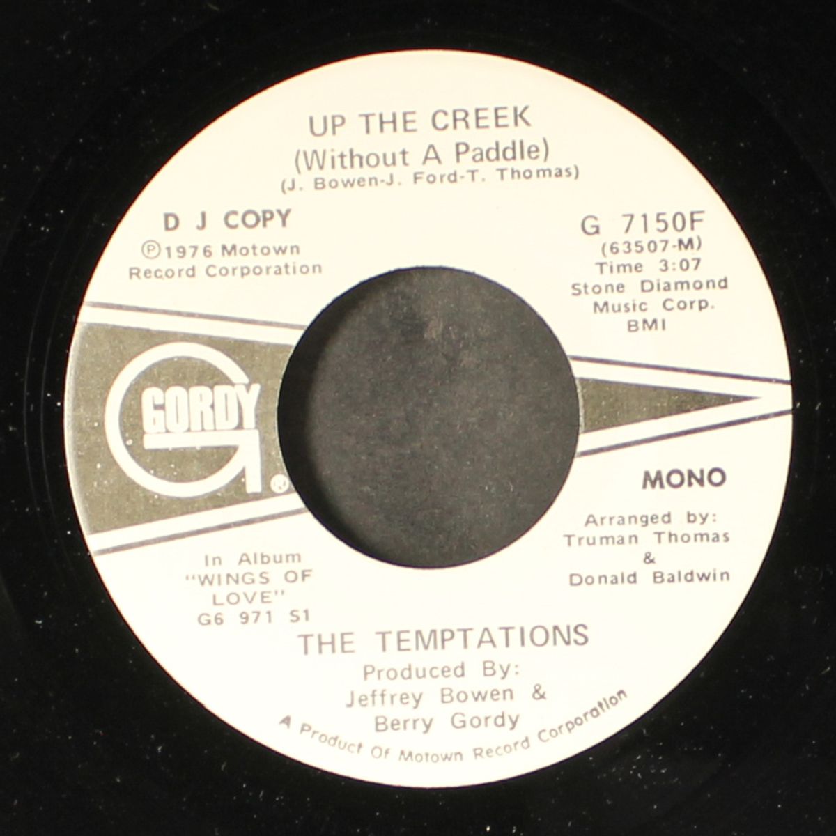 up the creek / mono by TEMPTATIONS