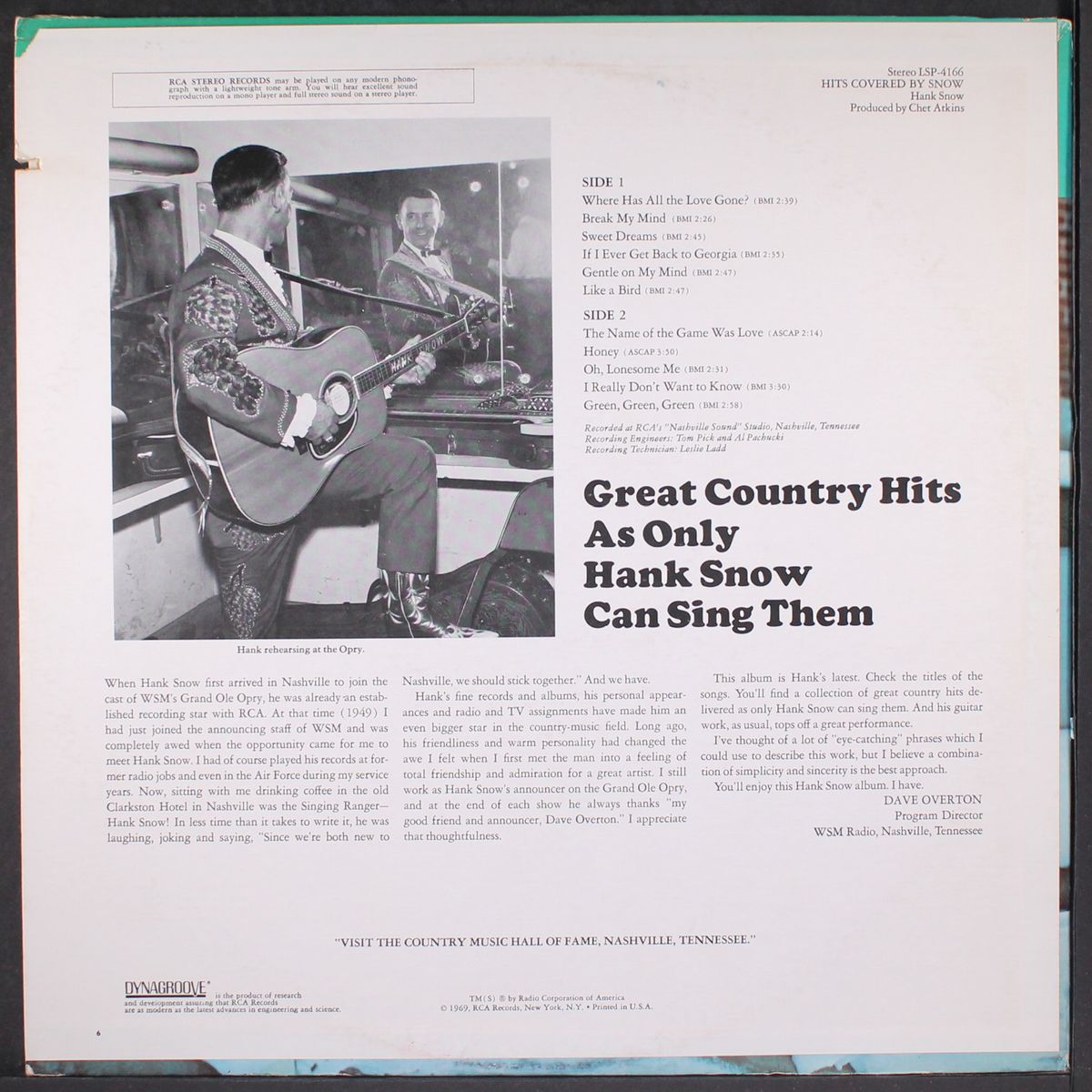 hits covered by snow by HANK SNOW