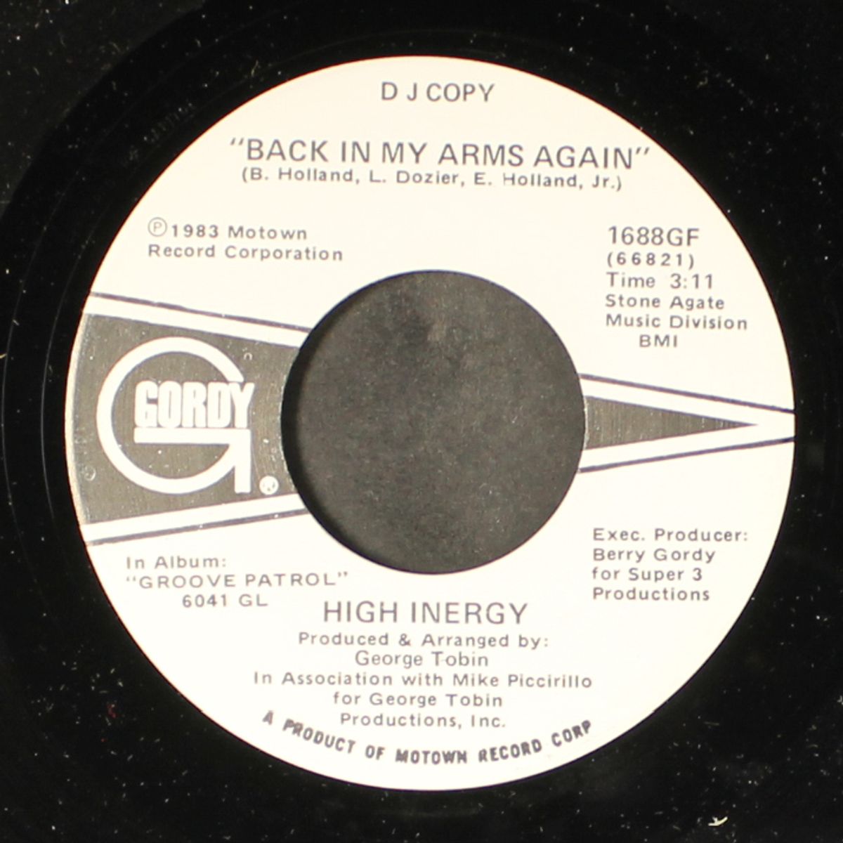 back in my arms again / same by HIGH INERGY