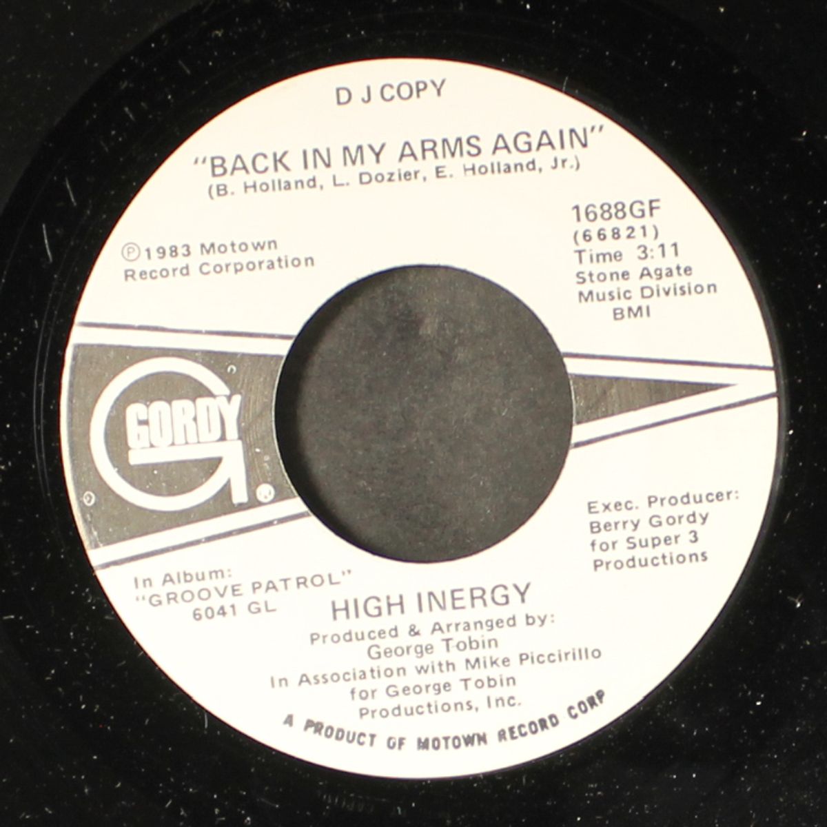 back in my arms again / same by HIGH INERGY