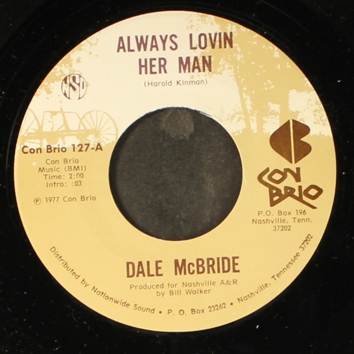 always lovin' her man / i know the feeling by DALE MCBRIDE