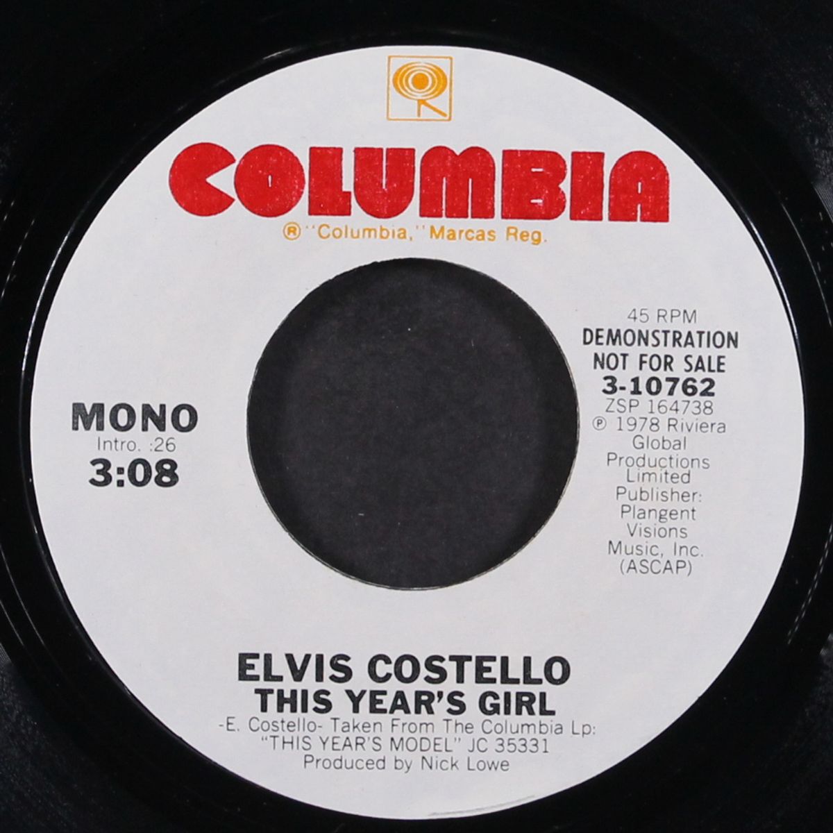 this year's girl / mono by ELVIS COSTELLO