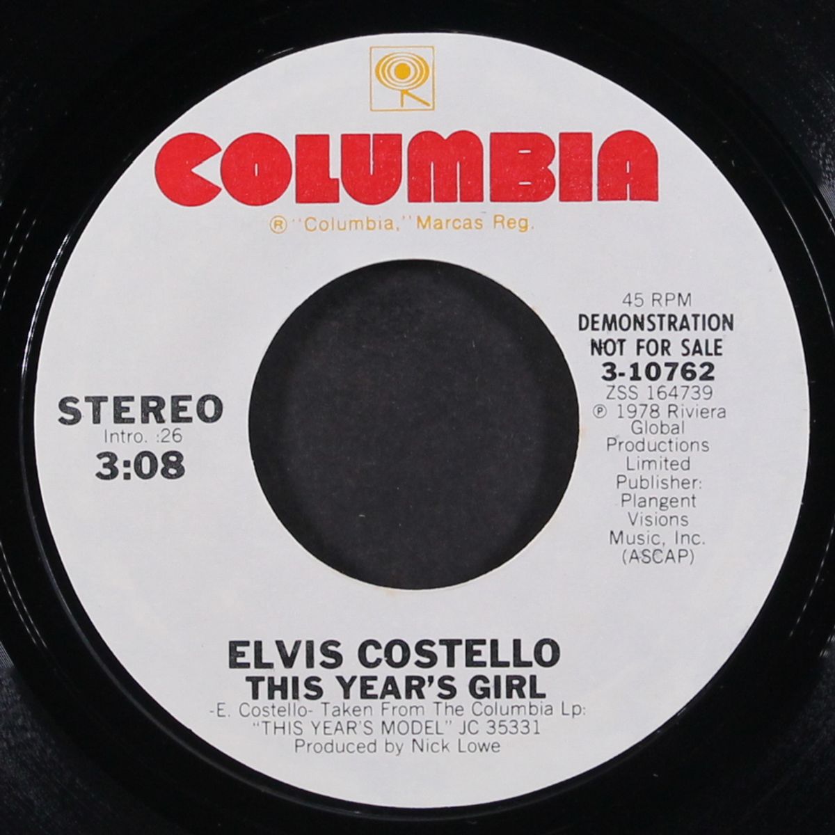 this year's girl / mono by ELVIS COSTELLO