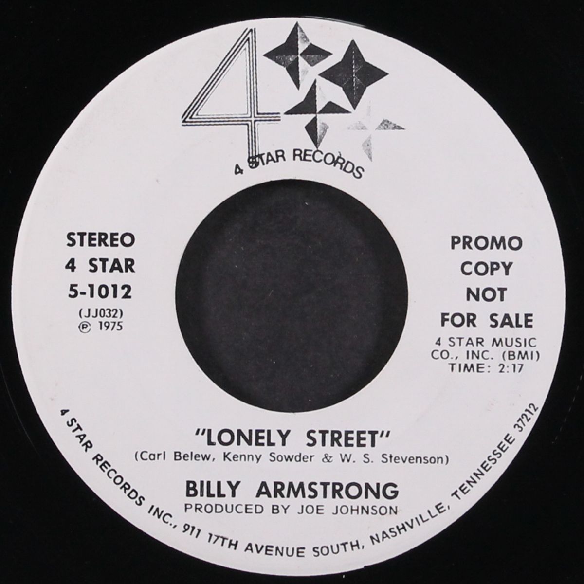lonely street / same by BILLY ARMSTRONG