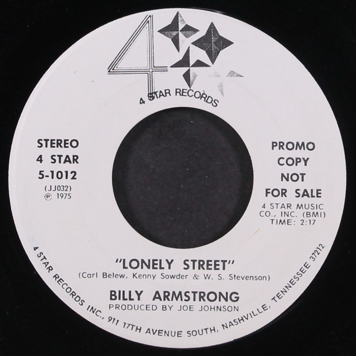 lonely street / same by BILLY ARMSTRONG