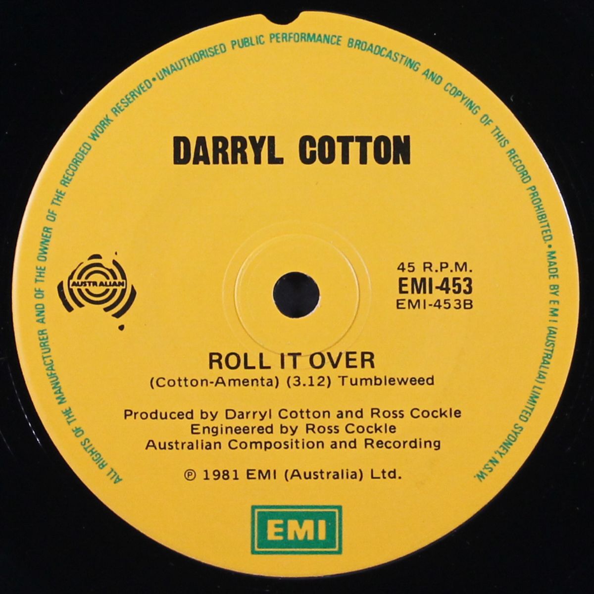little red book / roll it over by DARRYL COTTON