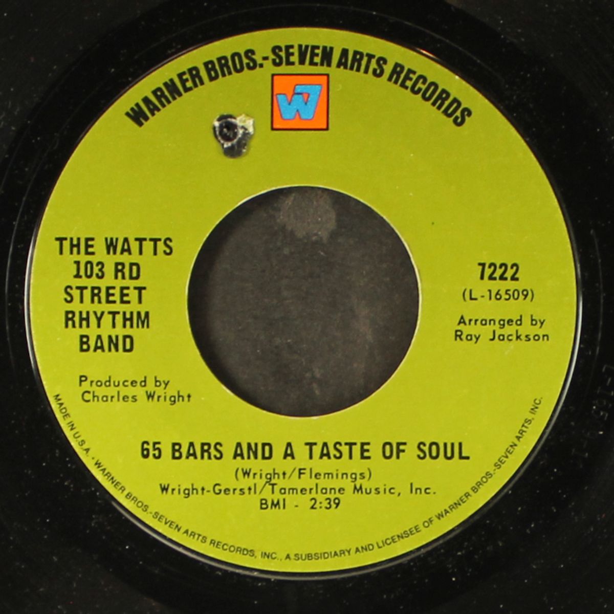 65 bars and a taste of soul / bottomless by WATTS 103RD STREET RHYTHM BAND