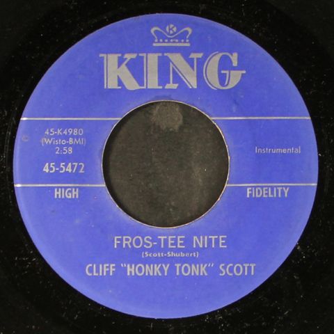 CLIFF 'HONKY TONK' SCOTT
