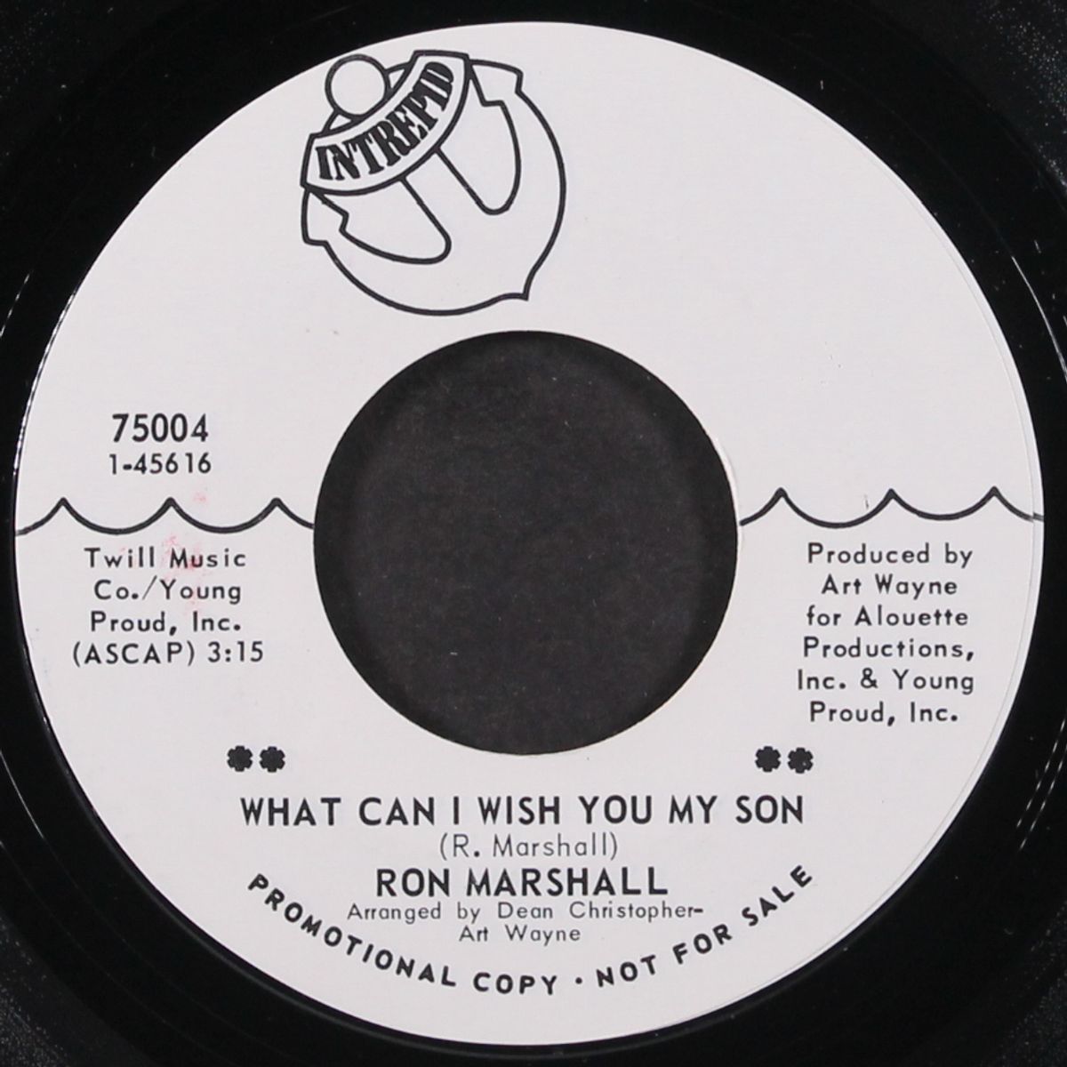 what can i wish you my son / let me be free by RON MARSHALL