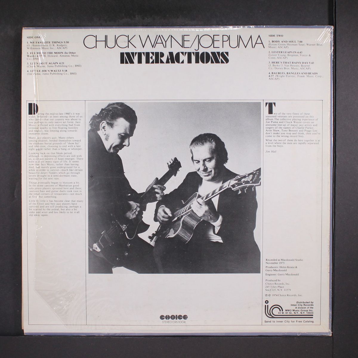 interactions by CHUCK WAYNE/JOE PUMA