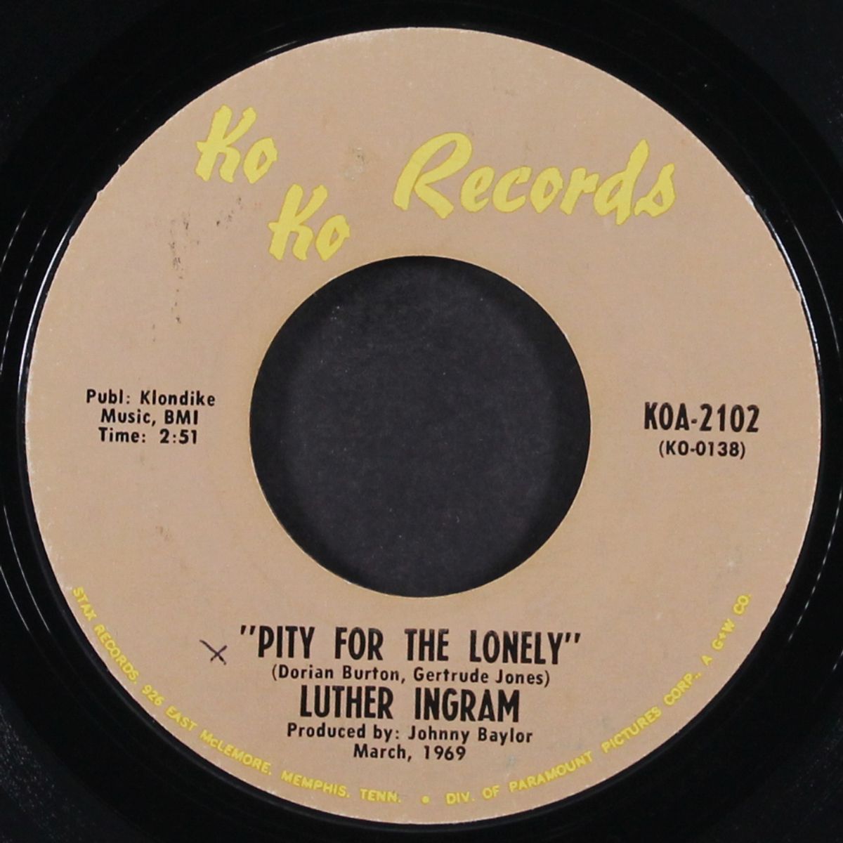pity for the lonely / looking for a new love by LUTHER INGRAM