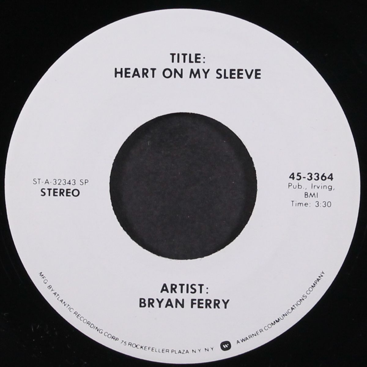 heart on my sleeve by BRYAN FERRY