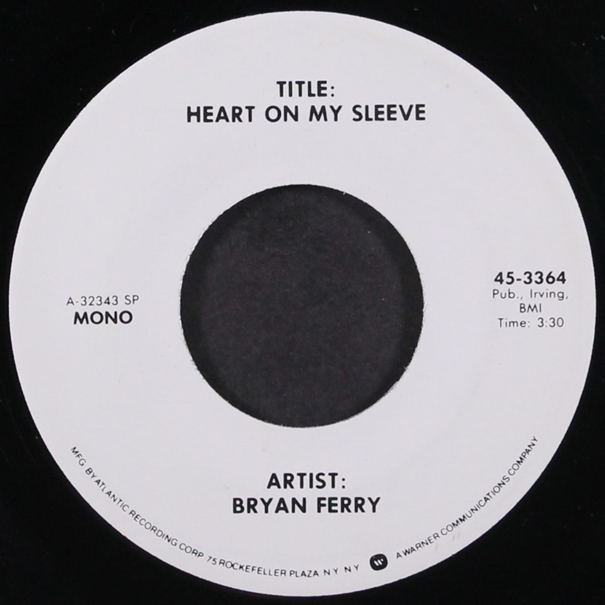 heart on my sleeve by BRYAN FERRY
