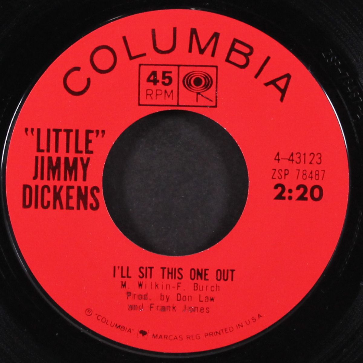 is goodbye that easy to say / i'll sit this one out by LITTLE JIMMY DICKENS