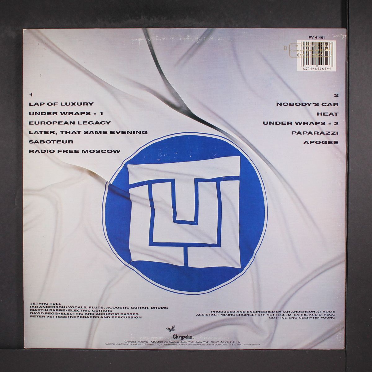under wraps by JETHRO TULL