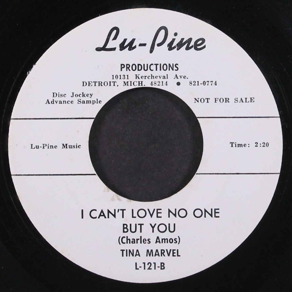 promises you made to me / i can't love no one but you by TINA MARVEL