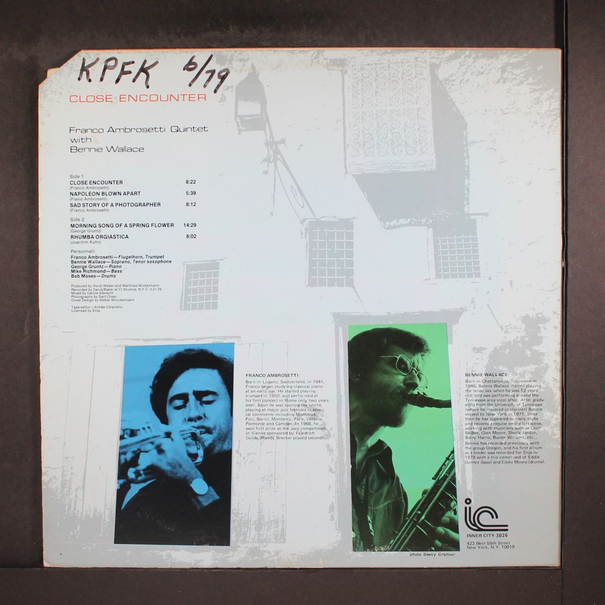 close encounter by FRANCO AMBROSETTI QUINTET & BENNIE WALLACE