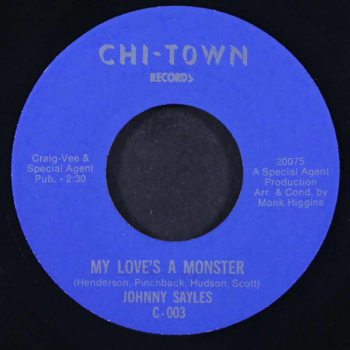 my love's a monster / never let me go by JOHNNY SAYLES
