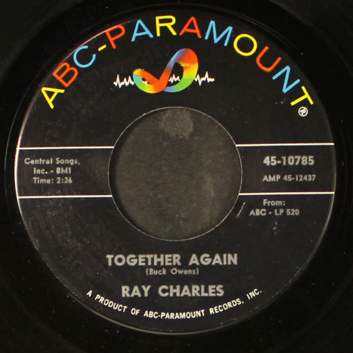you're just about to lose your clown / together again by RAY CHARLES