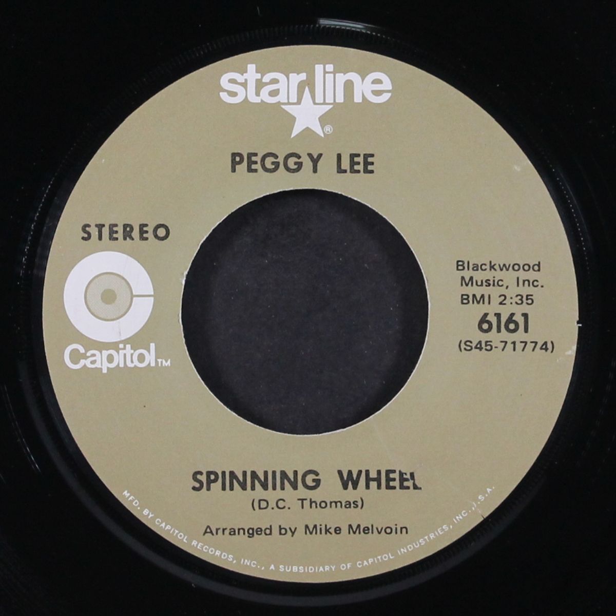is that all there is / spinning wheel by PEGGY LEE