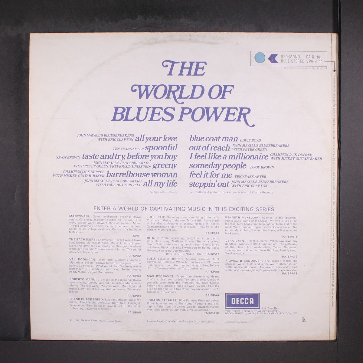 the world of blues power by VARIOUS