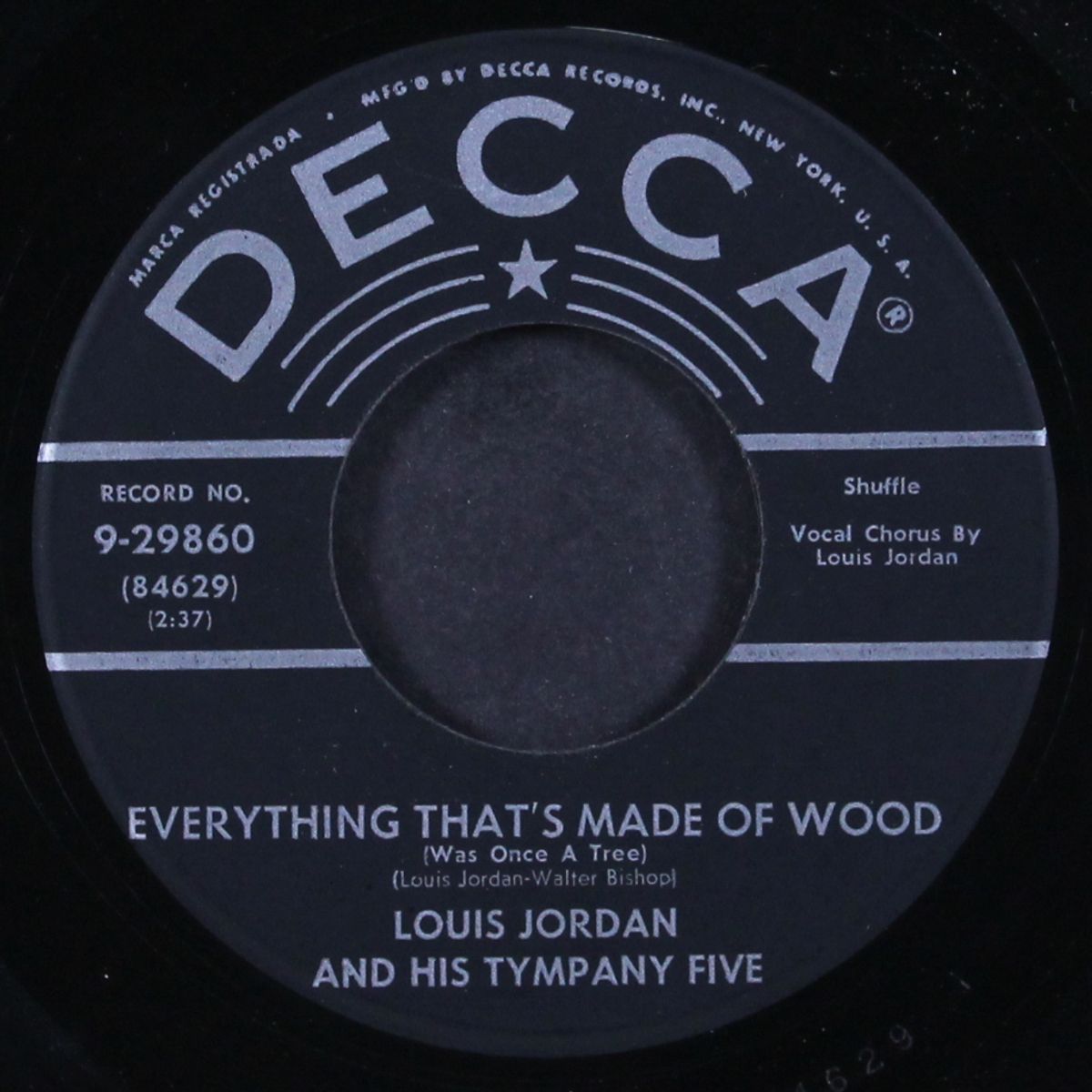 i gotta move / everything that's made of wood by LOUIS JORDAN