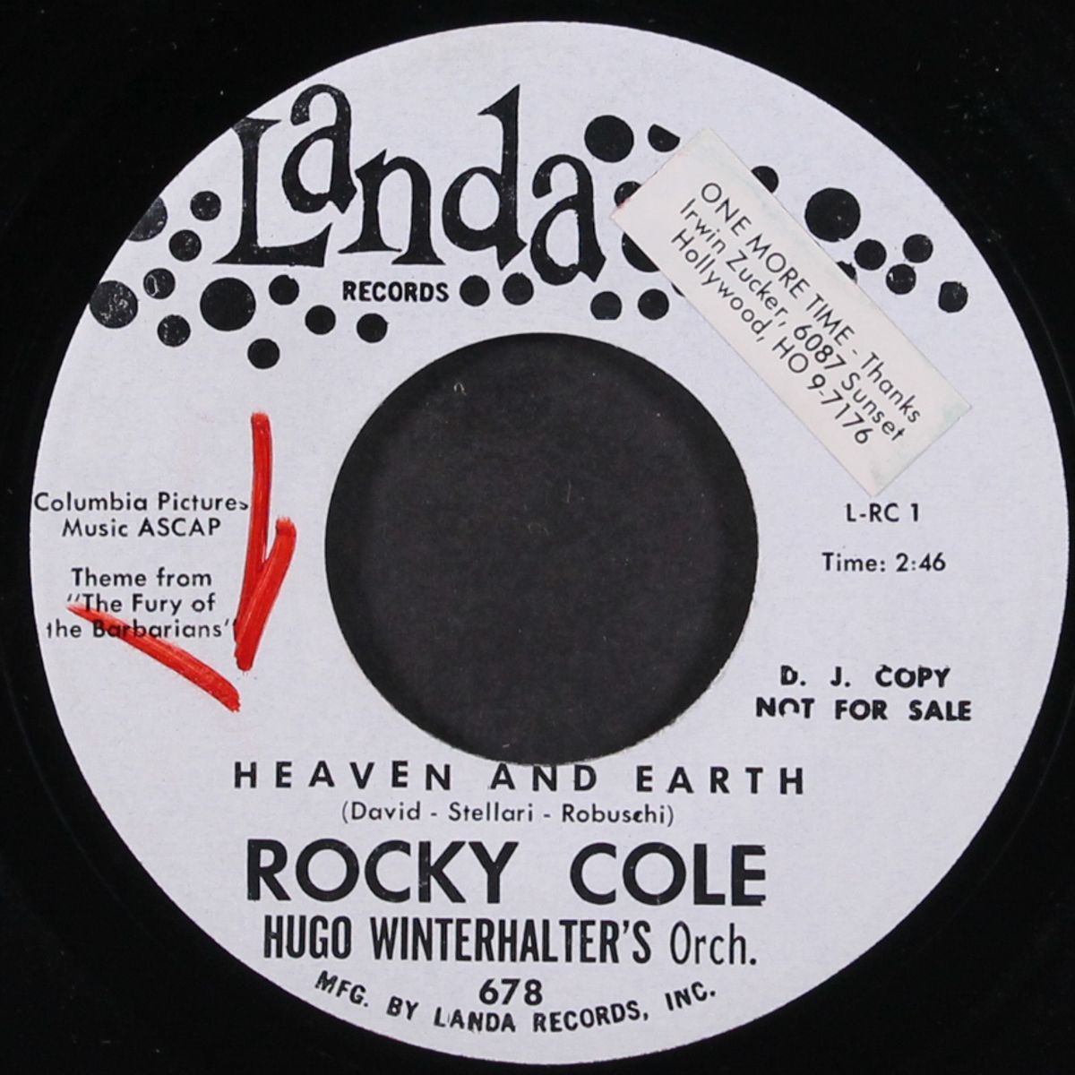 huey's song by ROCKY COLE