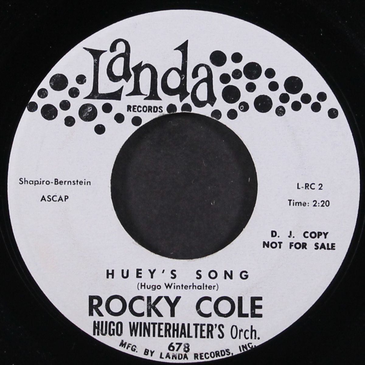 huey's song by ROCKY COLE