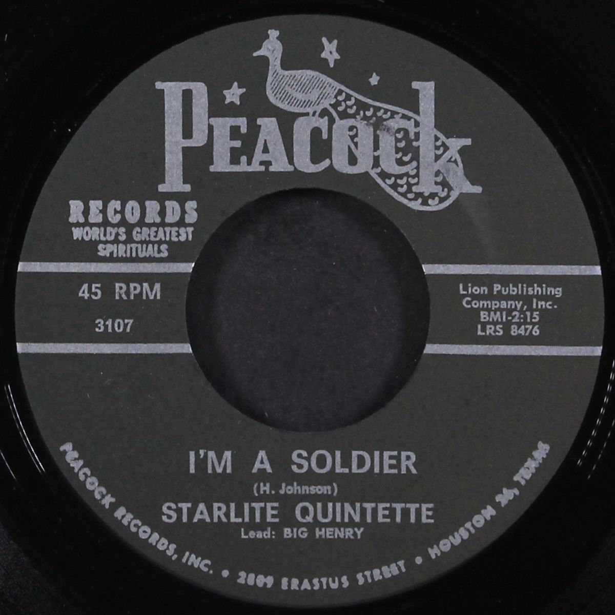 i'm a soldier / i want to live there by STARLITE QUINTETTE