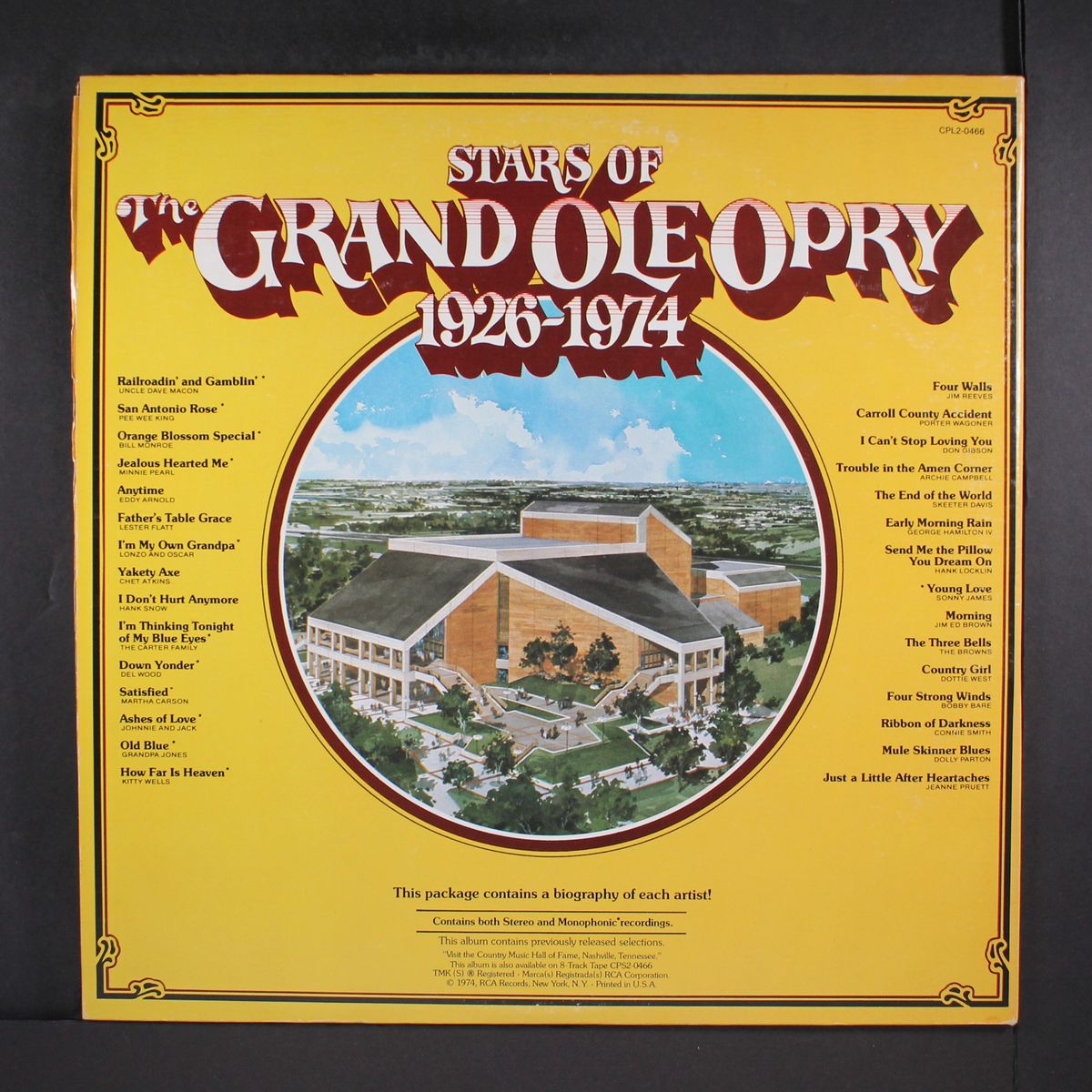 stars of the grand ole opry, 1926-74 by VARIOUS