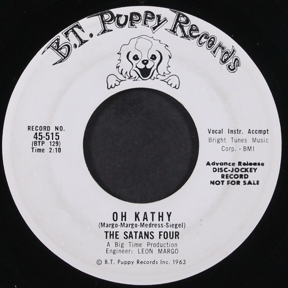 i can't find the girl on my mind / oh kathy by SATANS FOUR