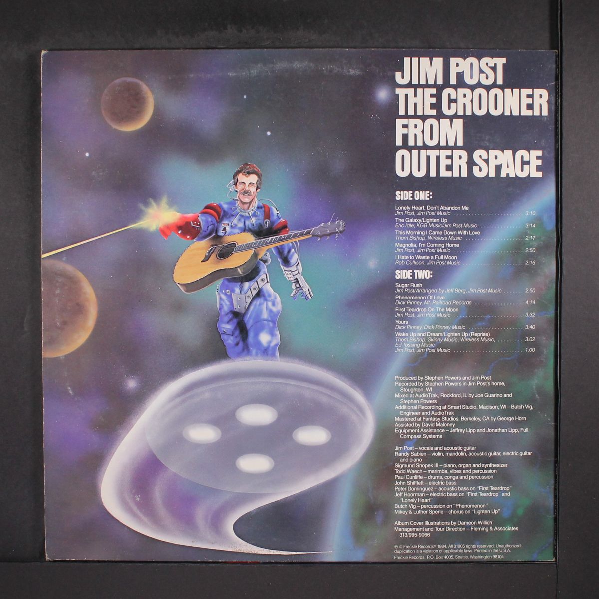 the crooner from outer space by JIM POST