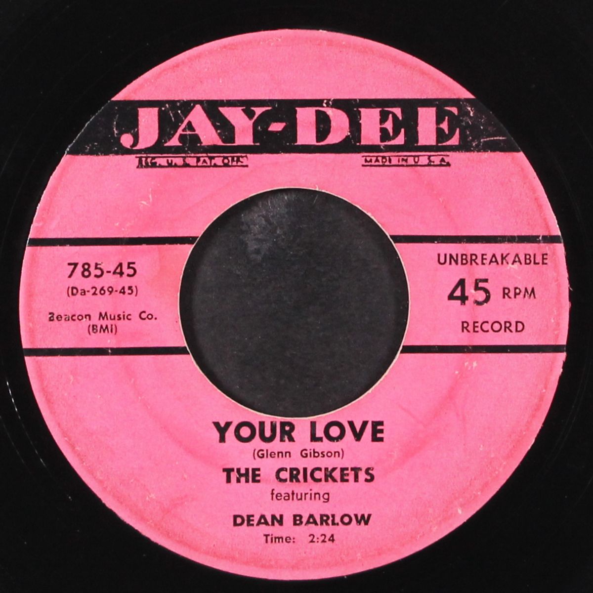 changing partners / your love by CRICKETS