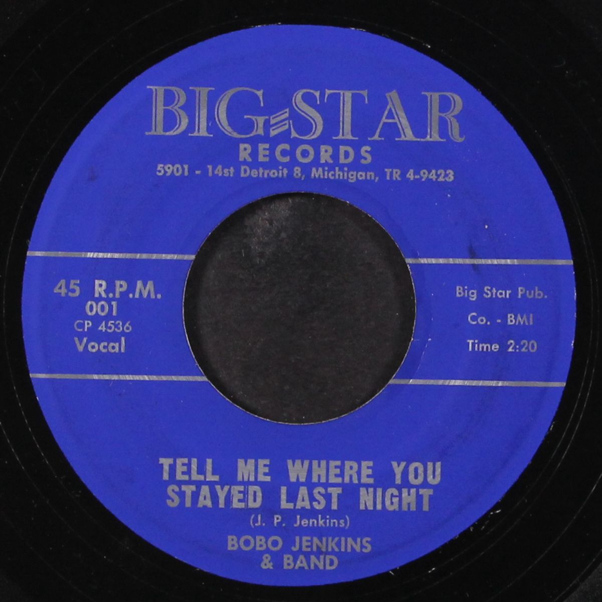 you will never understand / tell me where you stayed last night by BOBO JENKINS
