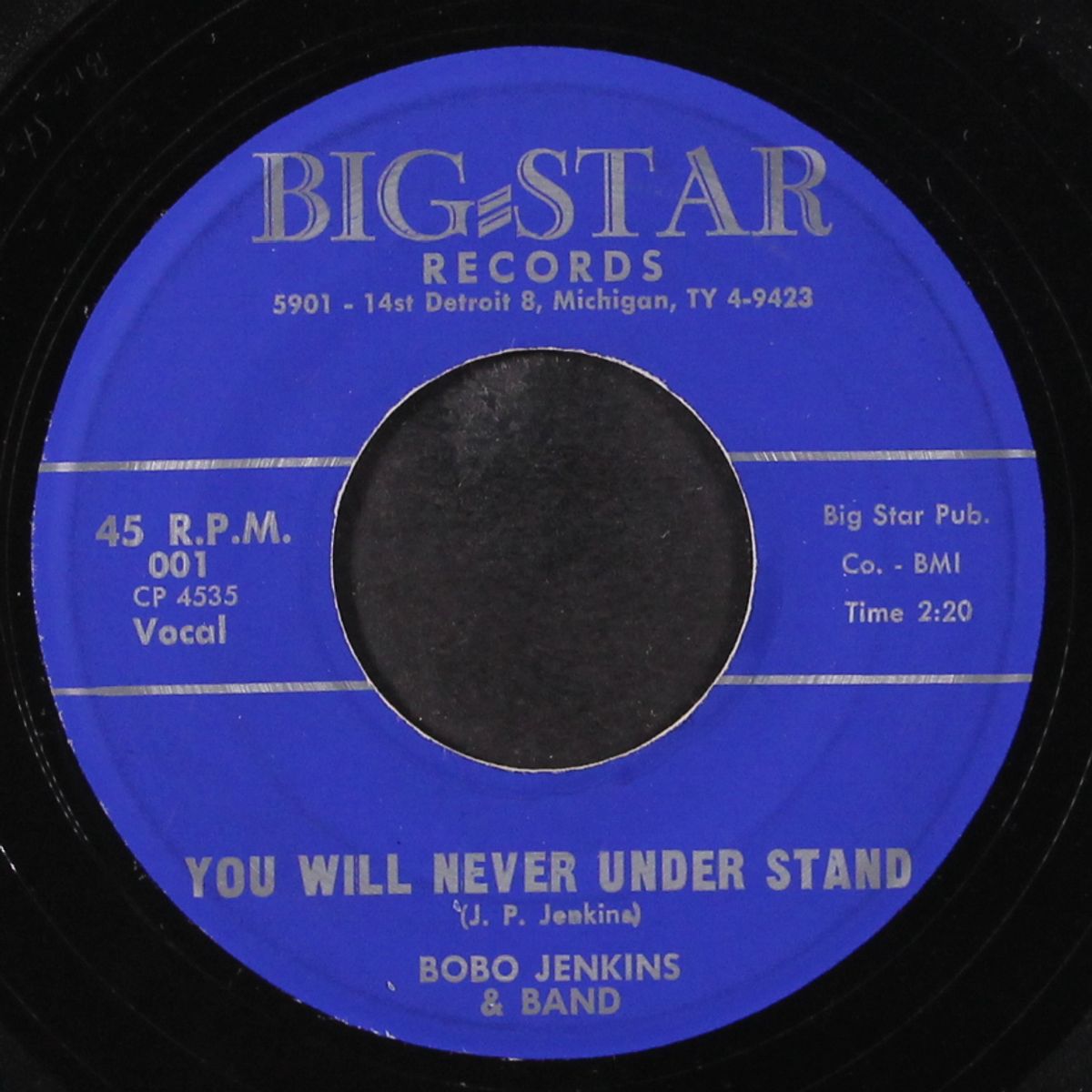 you will never understand / tell me where you stayed last night by BOBO JENKINS