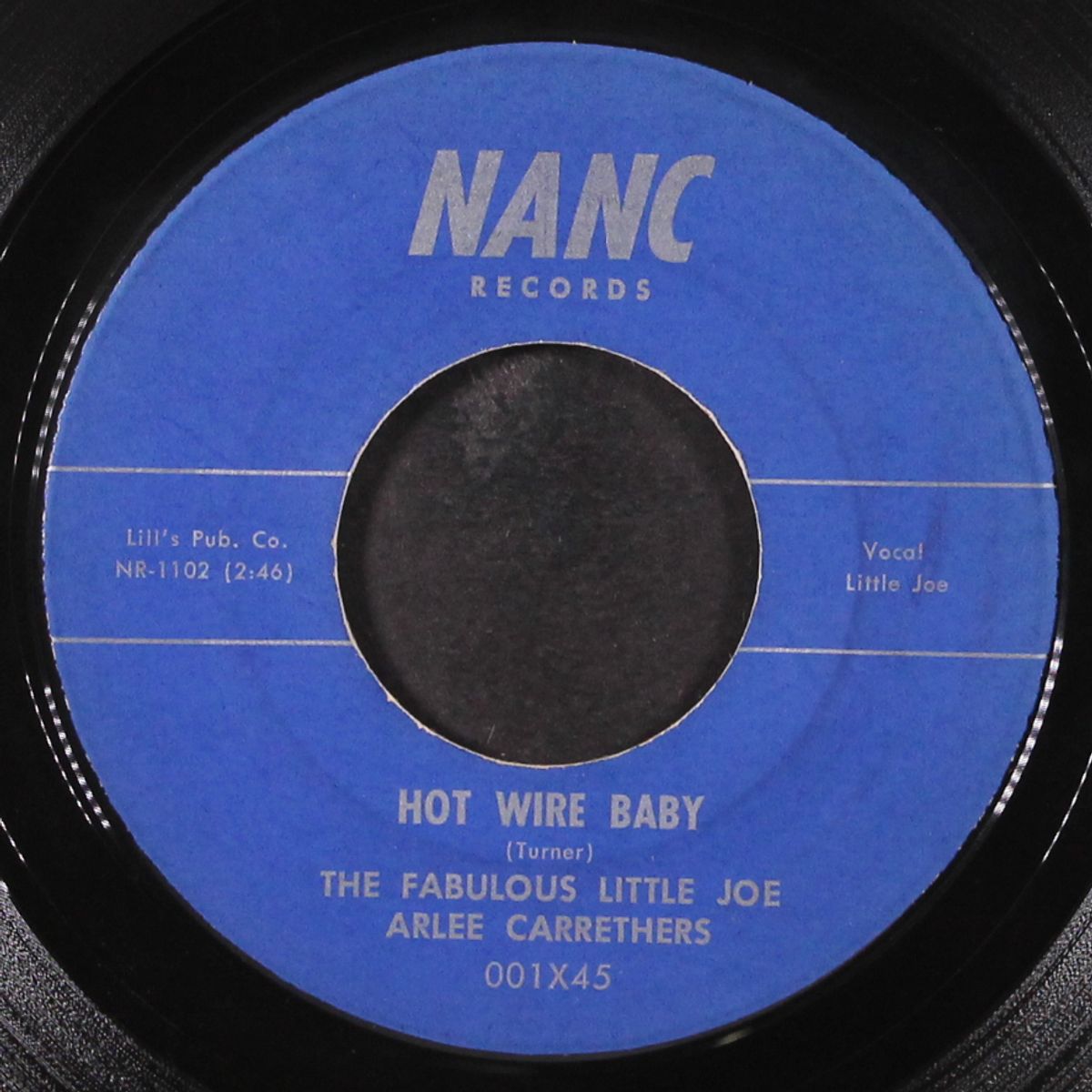 down in new orleans / hot wire baby by FABULOUS LITTLE JOE ARLEE CARRETHERS