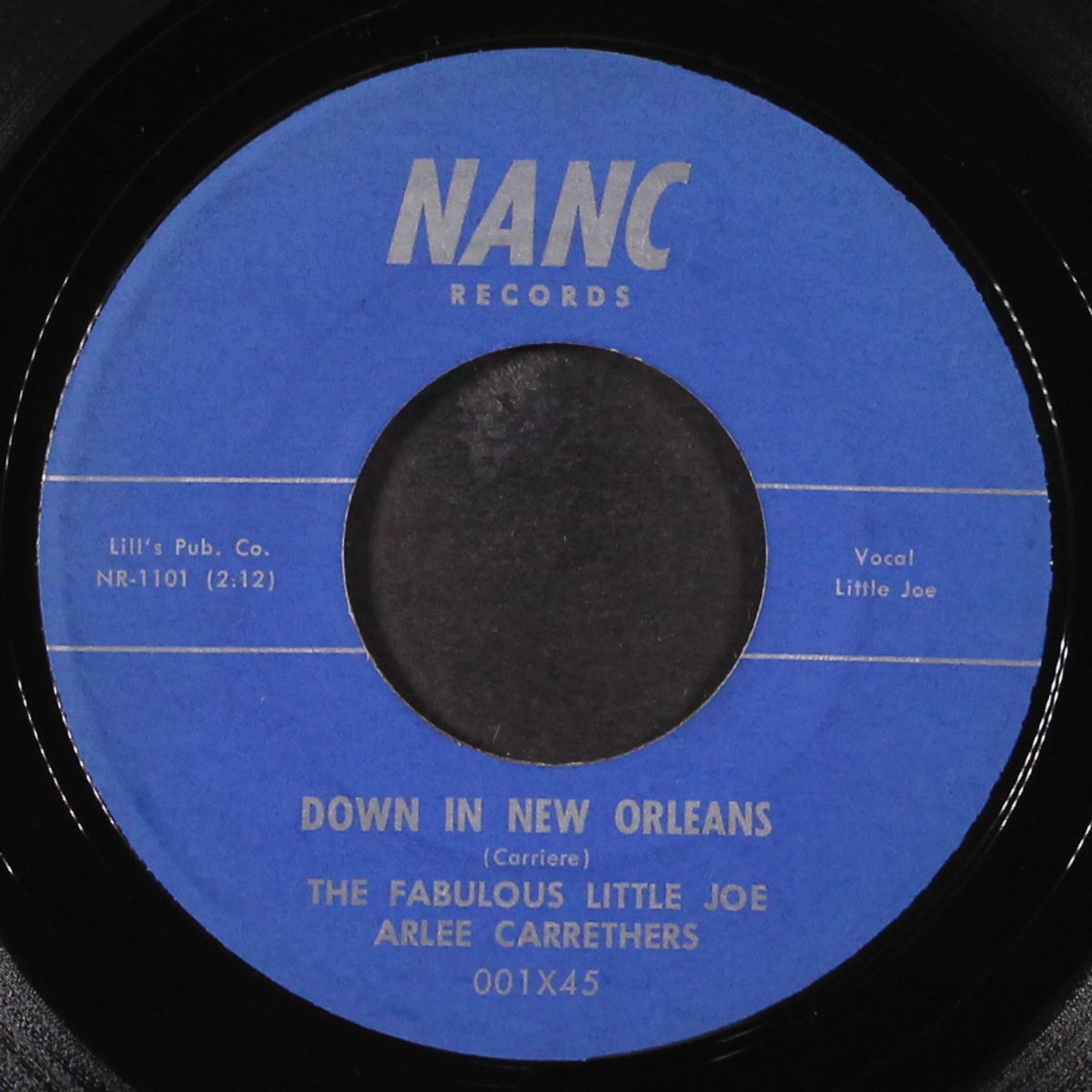 down in new orleans / hot wire baby by FABULOUS LITTLE JOE ARLEE CARRETHERS
