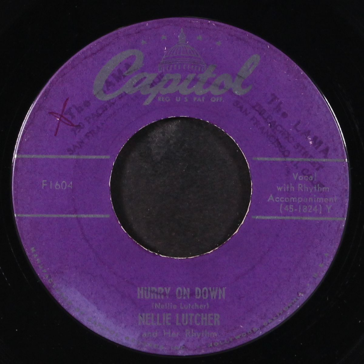 fine brown frame / hurry on down by NELLIE LUTCHER