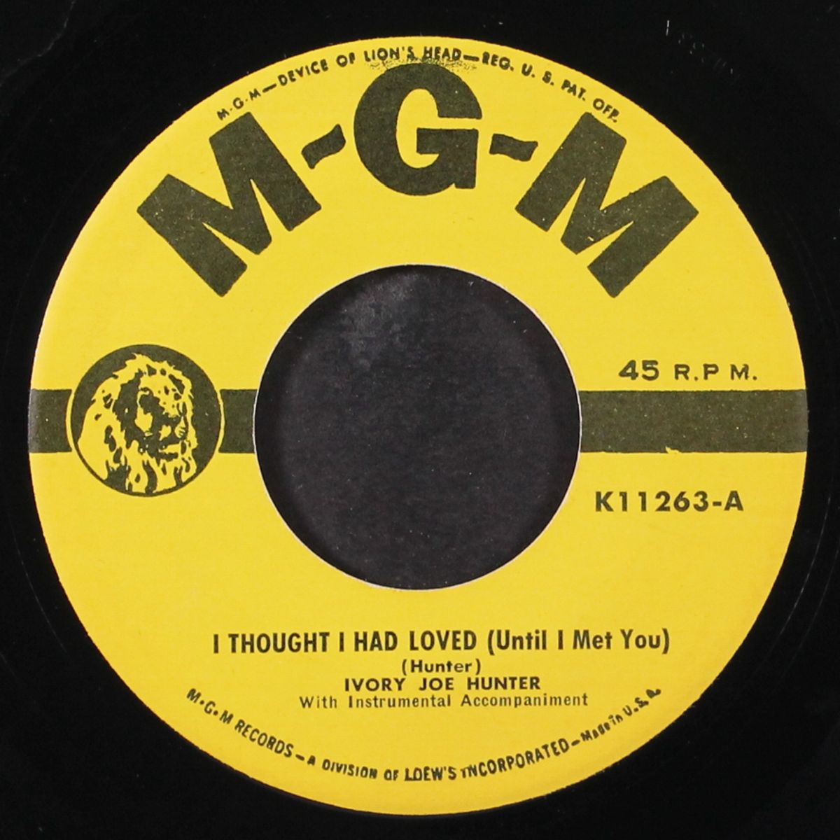 i thought i had loved / i get that lonesome feeling by IVORY JOE HUNTER