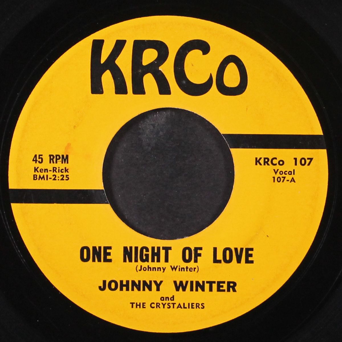 one night of love / hey, hey, hey by JOHNNY WINTER